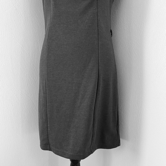 Forever 21 Sleeveless Dark Gray Dress. Sz L. - Picture 4 of 10